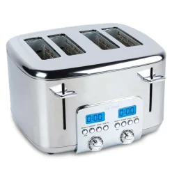 Best 4 Slice Toaster, Stainless Steel, Digital I Kitchen Electrics