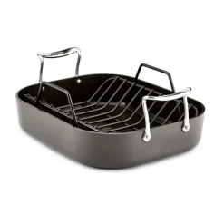 Fashion Small Roaster with Rack / Essentials Nonstick for Perfect Roasts Roasters