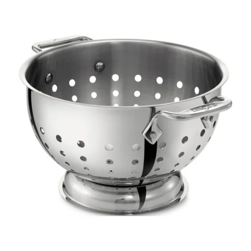 Hot Stainless Steel Colander, 5 Quart, Large Colander I Kitchen Accessories