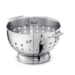 Hot Stainless Steel Colander, 5 Quart, Large Colander I Kitchen Accessories