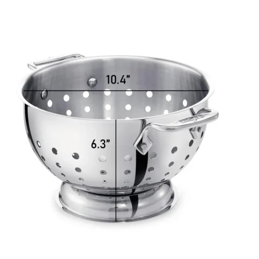 Hot Stainless Steel Colander, 5 Quart, Large Colander I Kitchen Accessories