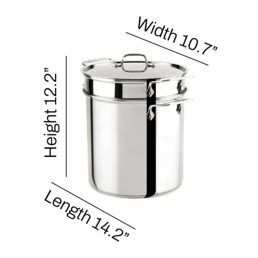 Best Stainless Steel Multi-Pot With Steamer Insert, 12 Qt | Specialty Cookware