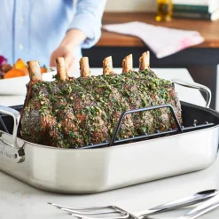 Outlet Stainless Steel Roaster Rack, Gourmet Accessories | Roasters | Specialty Cookware