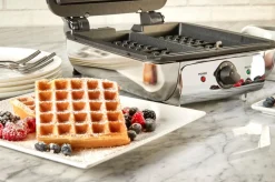 Best Stainless Steel Waffle Maker with Removable Plates | Kitchen Electrics
