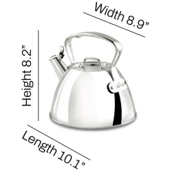 Sale Stovetop Tea Kettle, 2 Qt Stainless Steel Tea Kettle | Specialty Cookware